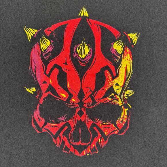 Zero Foxtrot Other - Zero Foxtrot T-Shirt Men Large Black Skull Darth Maul Star Wars